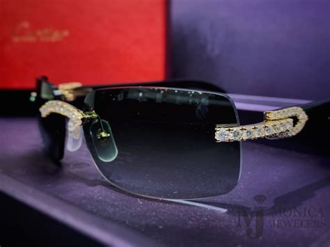 cartier shield sunglasses|cartier glasses with diamonds.